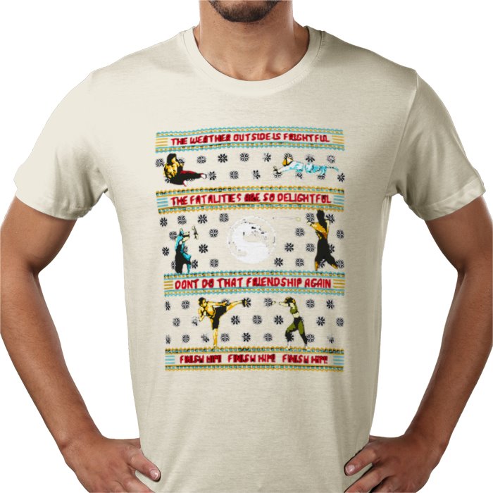 Ugly Jumper Style - Mortal Kombat Christmas T Shirt