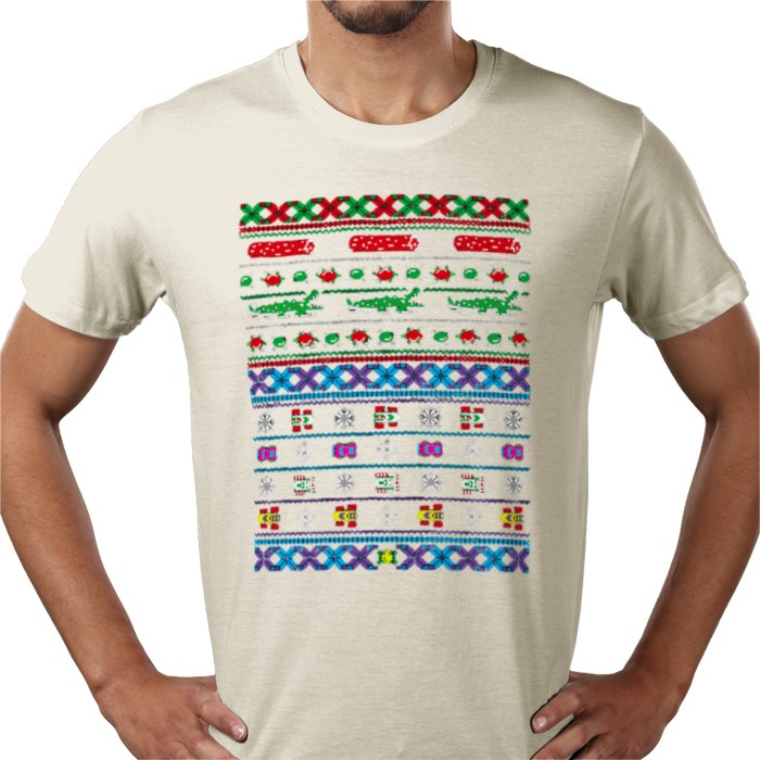 Ugly Jumper Style - Frogs Logs & Automobiles Christmas T Shirt