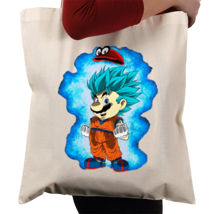 Dragonball Z x Super Mario Bro's - Saiyan Bro's Tote Bag