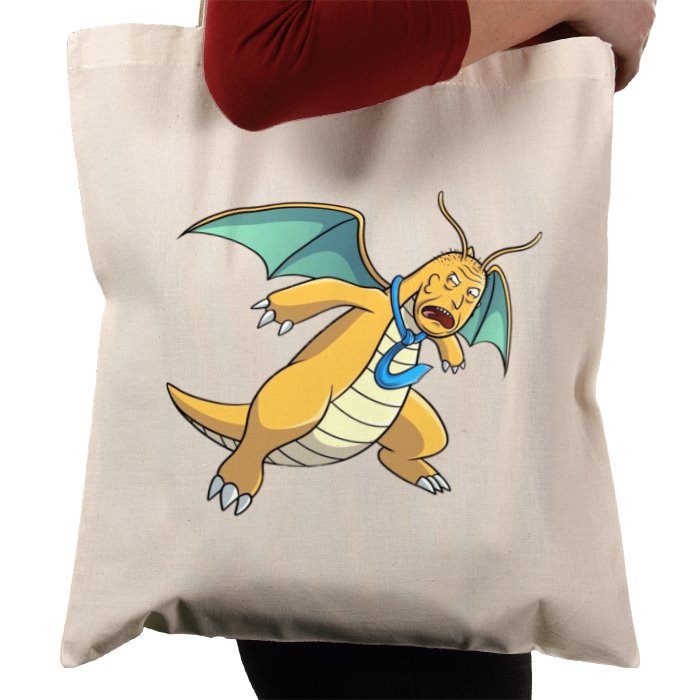 Rick & Morty & Pokémon - Principal Vagina x Dragonite Tote Bag