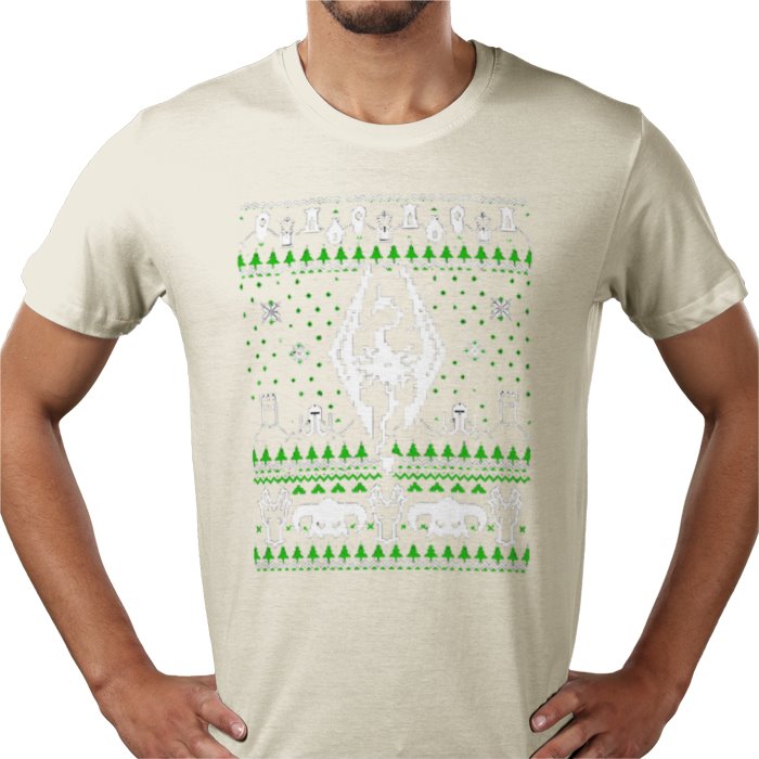 Ugly Jumper Style - Skyrim Christmas T Shirt