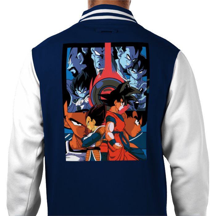 Dragon Ball Z - Saiyan Theme 3 Varsity Jacket