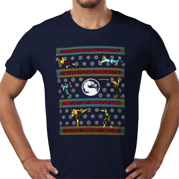 Ugly Jumper Style - Mortal Kombat Christmas T Shirt