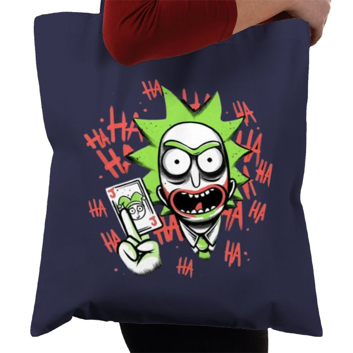 Rick & Morty & Batman - Joker Rick Tote Bag