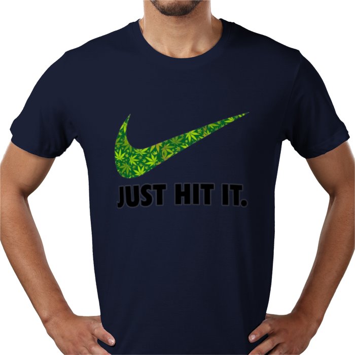 Nike Cannabis Parody Just Hit It T-shirt