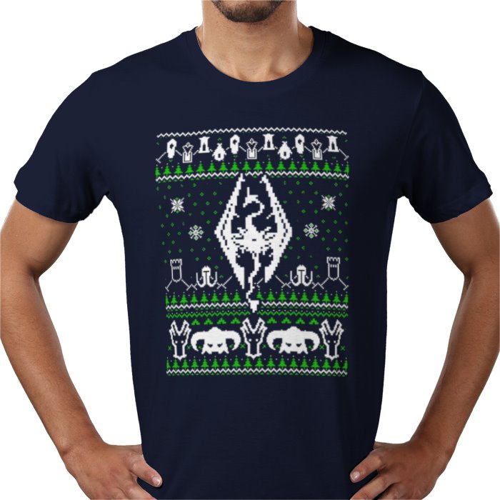 Ugly Jumper Style - Skyrim Christmas T Shirt