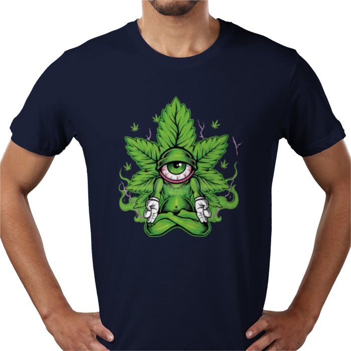 Cannabis Meditating Leaf T-shirt
