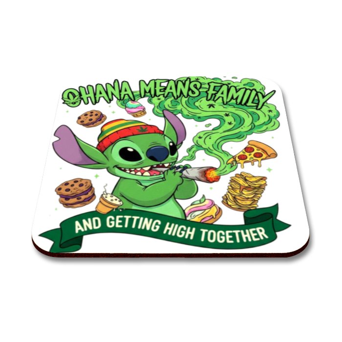 Ohana Square Coaster