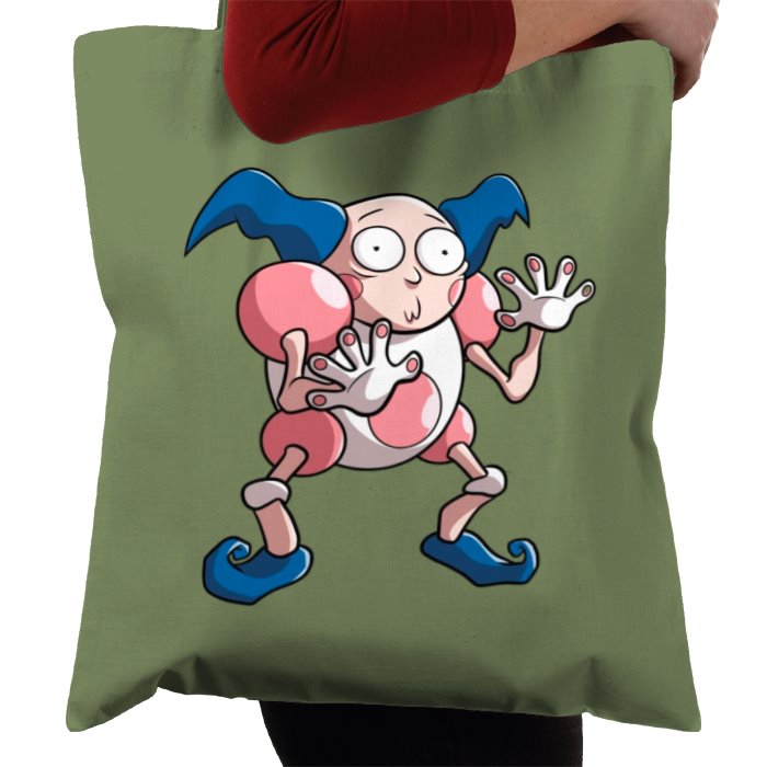 Rick & Morty & Pokémon - Morty x Mr Mime Tote Bag