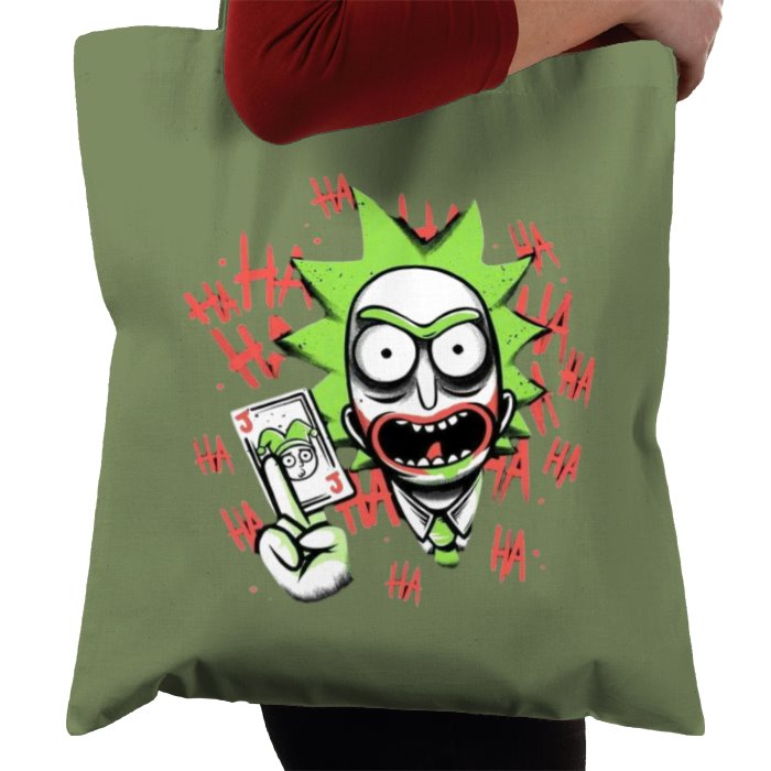 Rick & Morty & Batman - Joker Rick Tote Bag