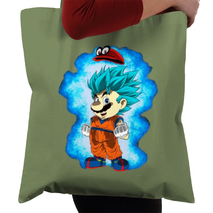 Dragonball Z x Super Mario Bro's - Saiyan Bro's Tote Bag