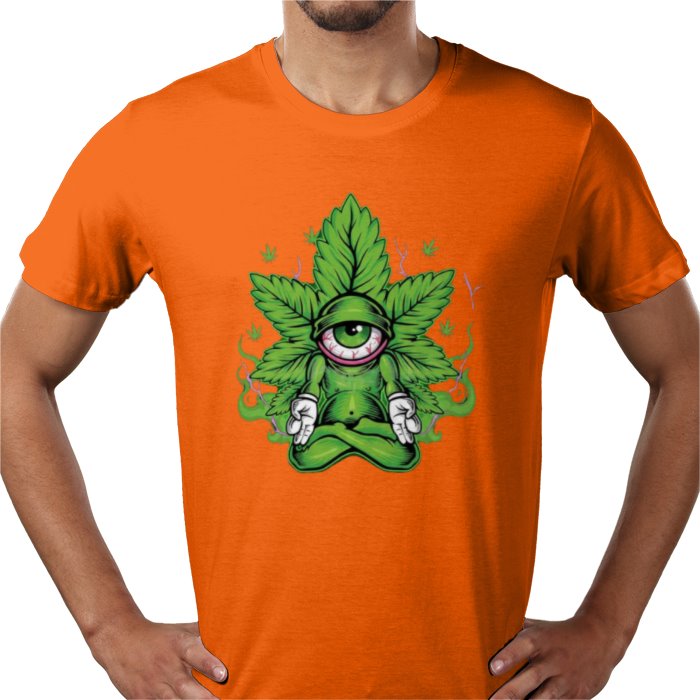 Cannabis Meditating Leaf T-shirt