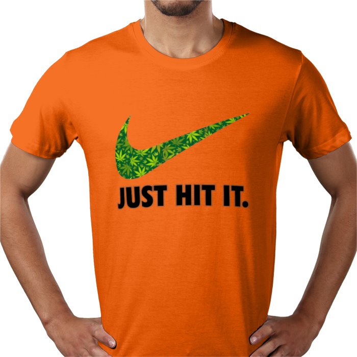 Nike Cannabis Parody Just Hit It T-shirt
