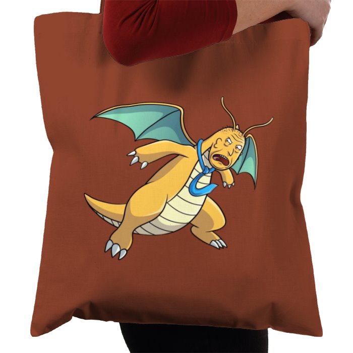 Rick & Morty & Pokémon - Principal Vagina x Dragonite Tote Bag