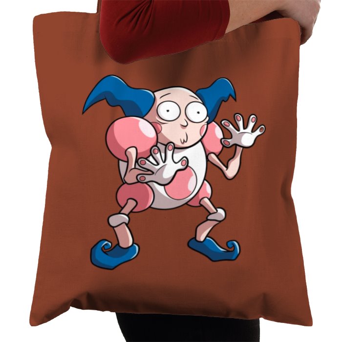 Rick & Morty & Pokémon - Morty x Mr Mime Tote Bag