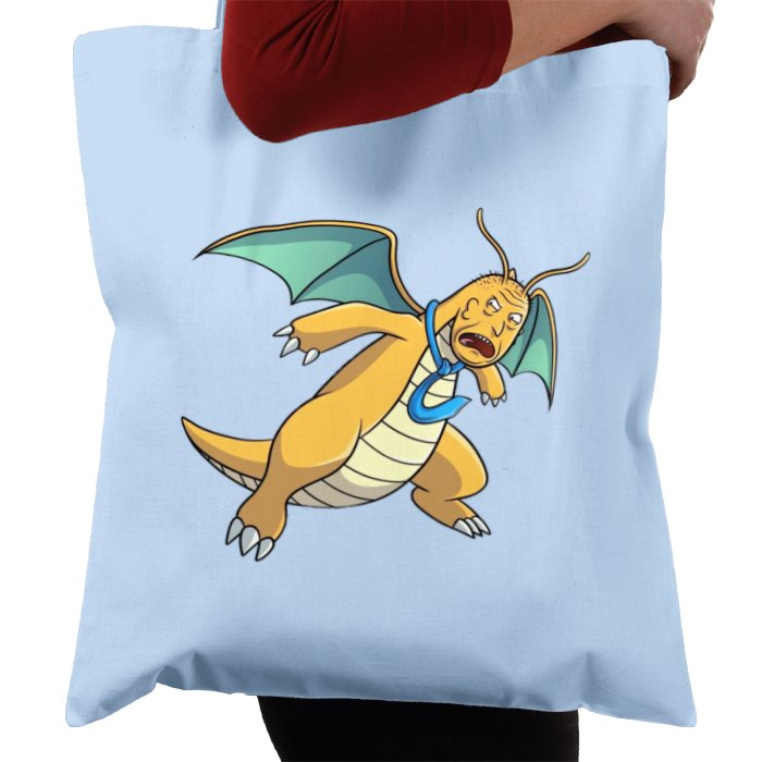 Rick & Morty & Pokémon - Principal Vagina x Dragonite Tote Bag