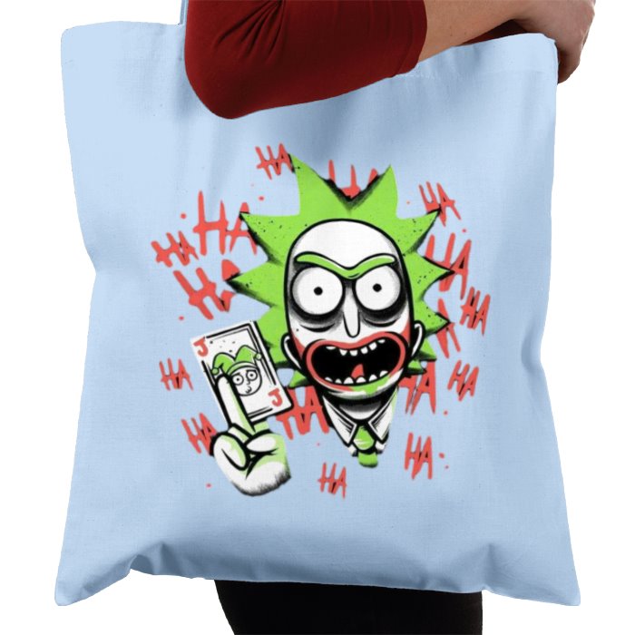 Rick & Morty & Batman - Joker Rick Tote Bag