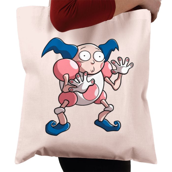 Rick & Morty & Pokémon - Morty x Mr Mime Tote Bag