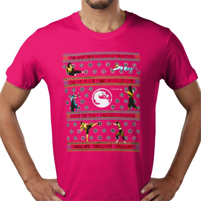 Ugly Jumper Style - Mortal Kombat Christmas T Shirt