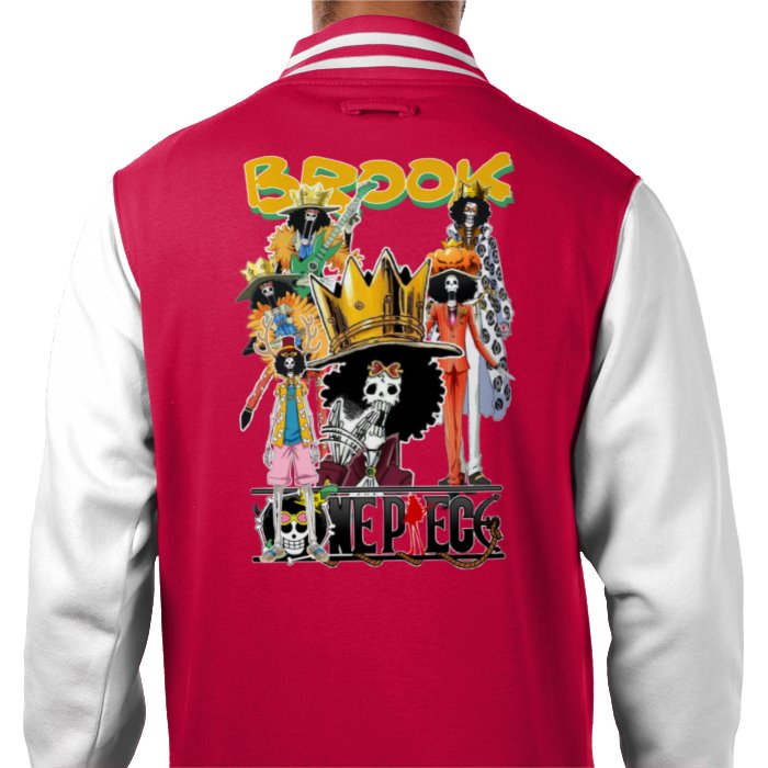 One Piece - Brook Theme 2 Varsity Jacket