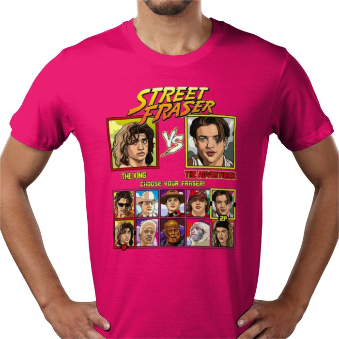 Brendan Fraser - King vs Adventurer T-shirt