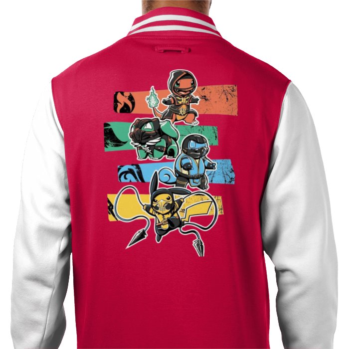 Pokémon & Mortal Kombat - Kombat Starters Varsity Jacket
