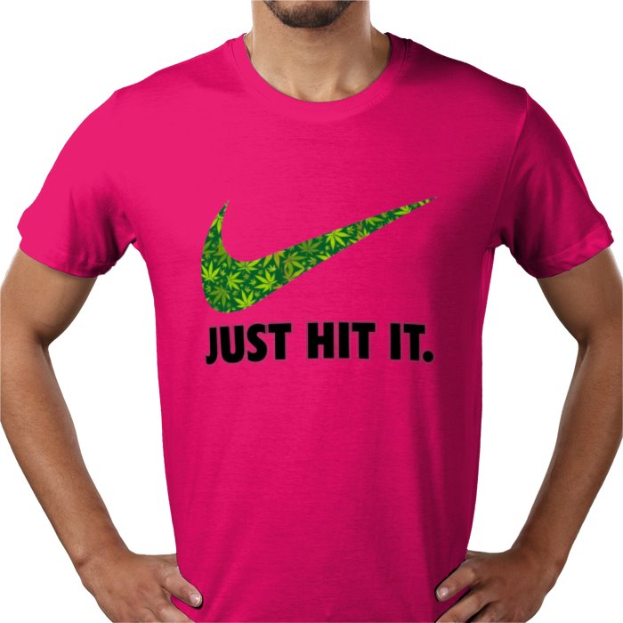 Nike Cannabis Parody Just Hit It T-shirt