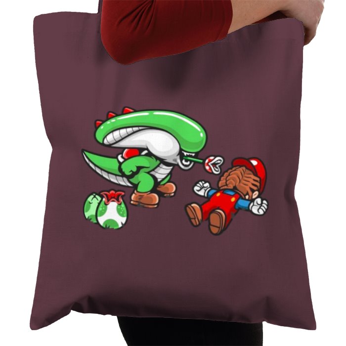 Super Mario Bro's & Alien - Xenomorph Bro's Tote Bag