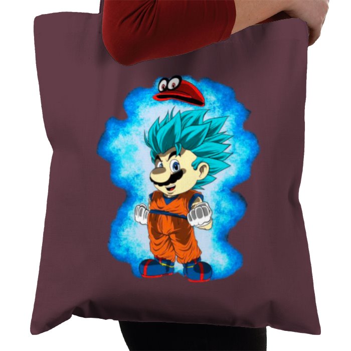 Dragonball Z x Super Mario Bro's - Saiyan Bro's Tote Bag