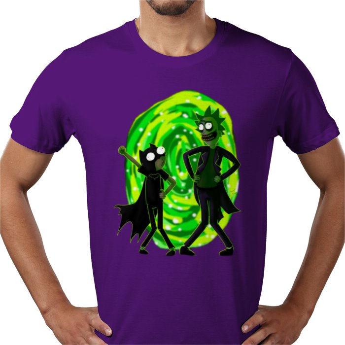 Rick & Morty x Batman - Portal Boys T-shirt