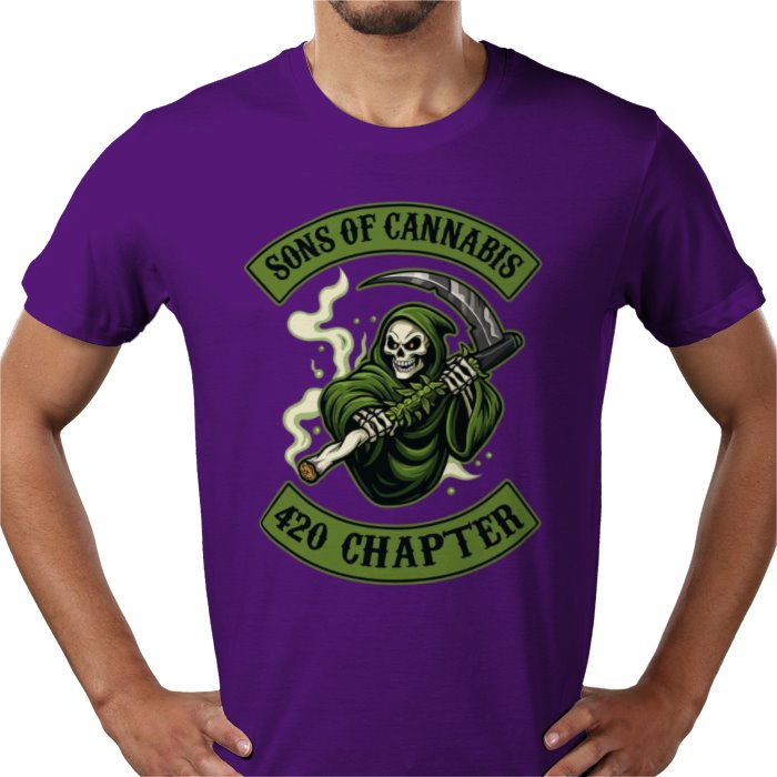 Sons Of Anarchy Parody Sons Of Cannabis T-shirt