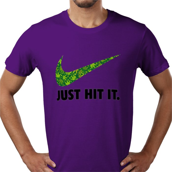 Nike Cannabis Parody Just Hit It T-shirt