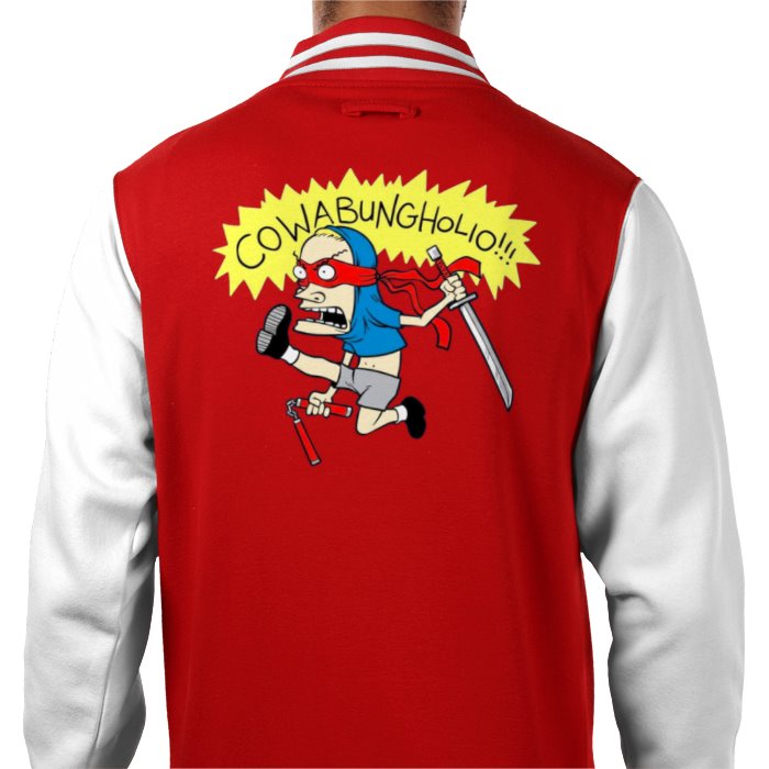 Beavis & Butt Head x Teenage Mutant Ninja Turtles - CowaBungHolio Varsity Jacket
