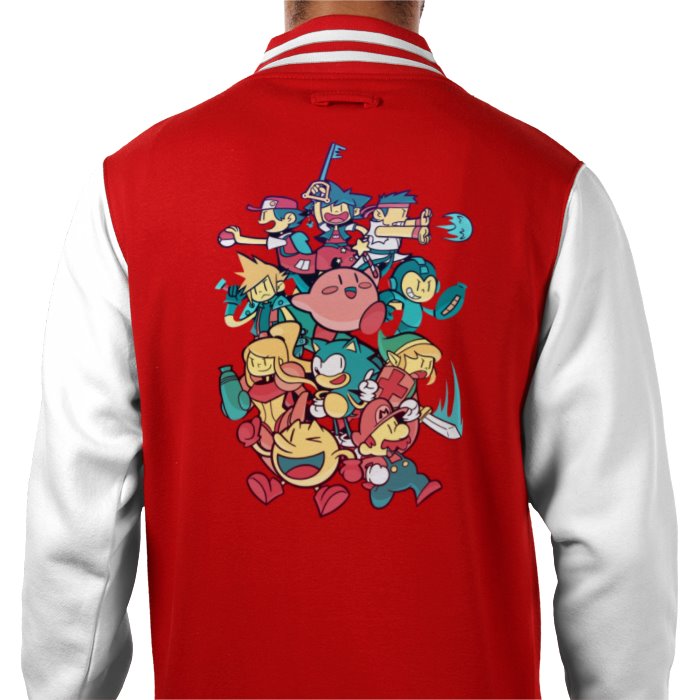 Gamer Collage 1 Varsity Jacket