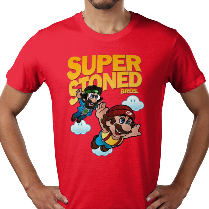 Super Mario Bro's x Cheech & Chong - Super Stoned Bros T-shirt