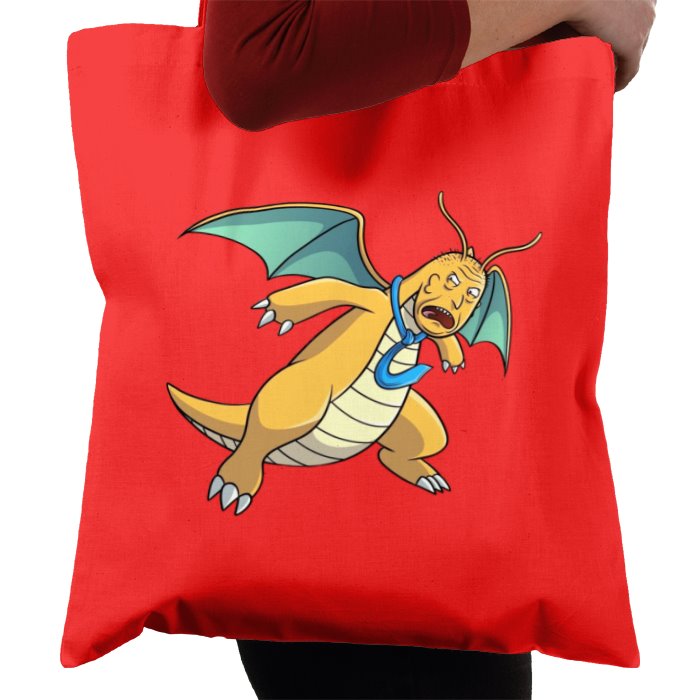 Rick & Morty & Pokémon - Principal Vagina x Dragonite Tote Bag