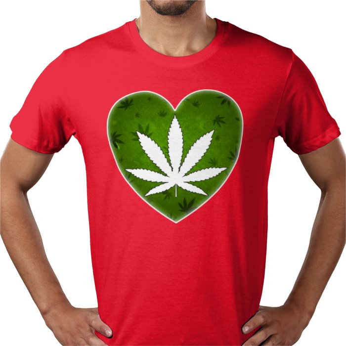 Cannabis Heart T-shirt