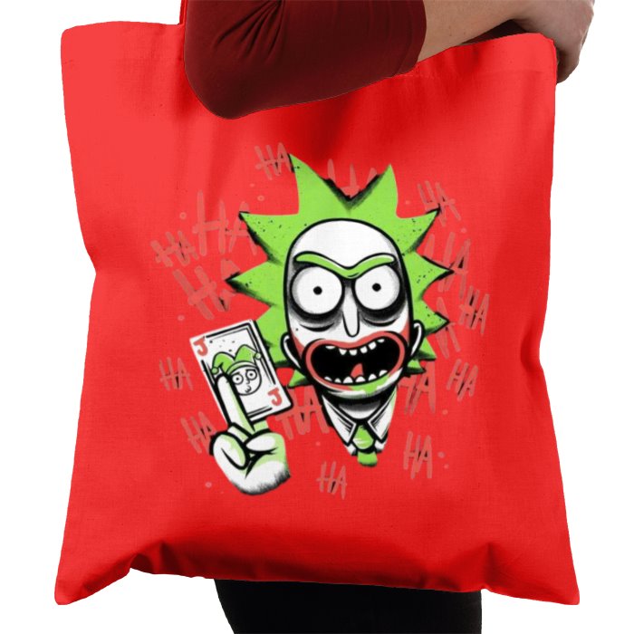 Rick & Morty & Batman - Joker Rick Tote Bag
