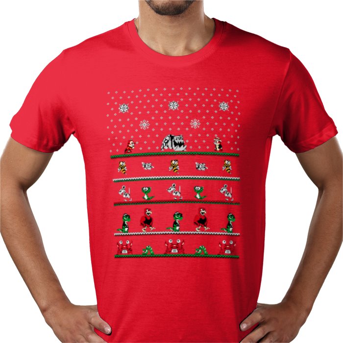 Ugly Jumper Style - Chip n Dale Christmas T Shirt
