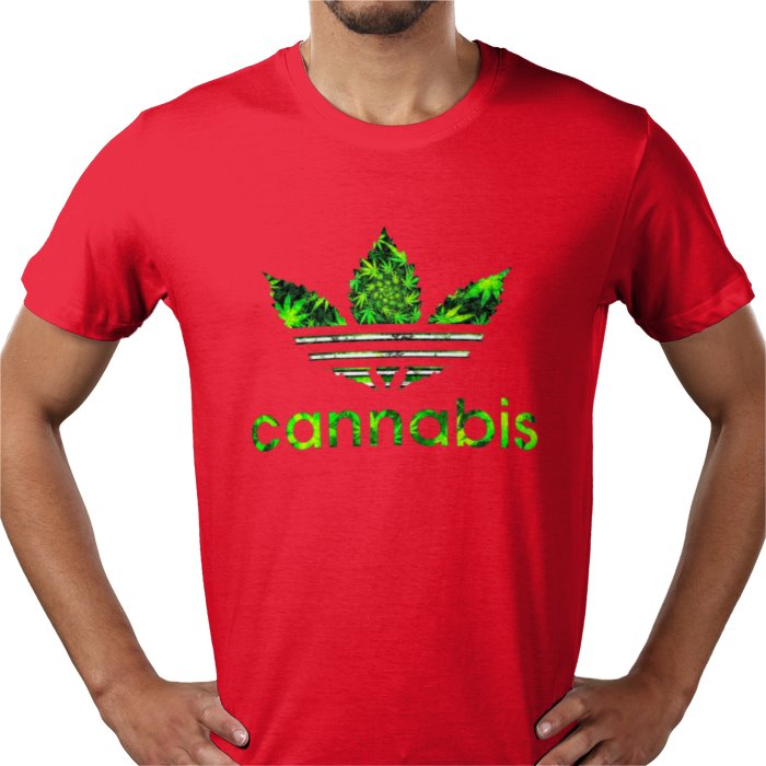 Adidas Cannabis Parody T-shirt
