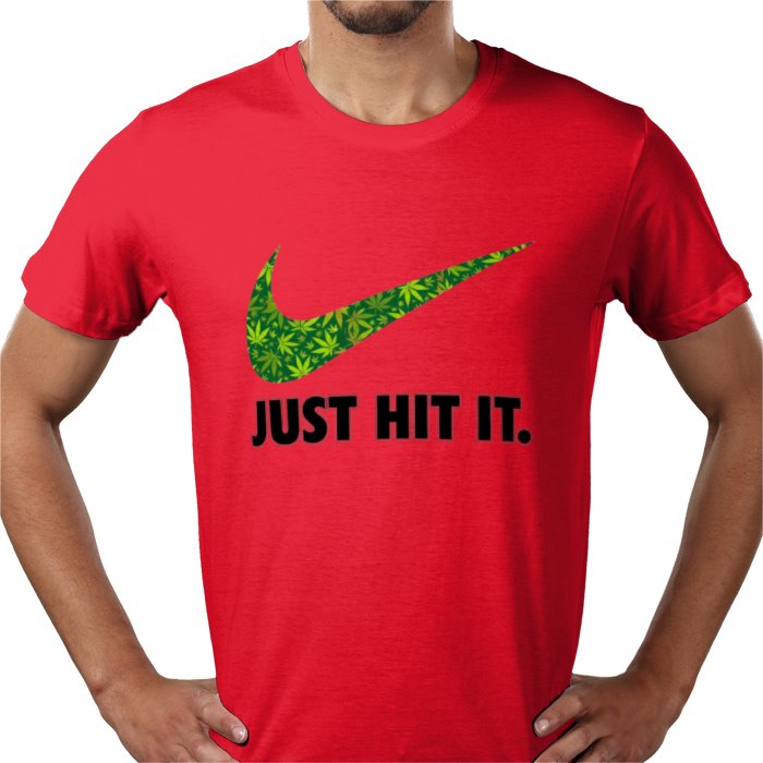 Nike Cannabis Parody Just Hit It T-shirt