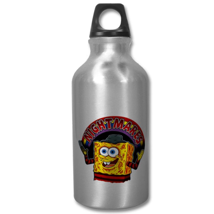 SpongeBob SquarePants & A Nightmare On Elm Street - Nightmares Water Bottle