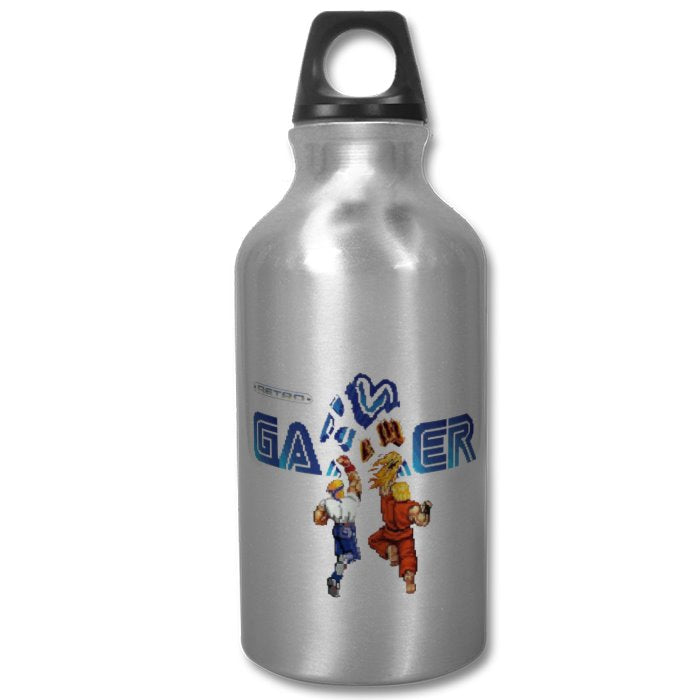 Street Fighter & Sega - Retro Gamer Water Bottle