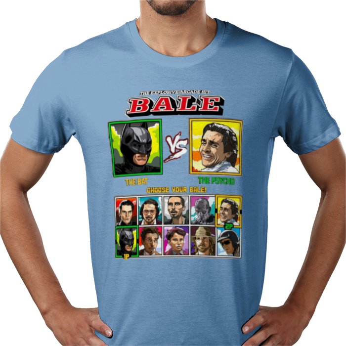 Christian Bale - Bat vs Psycho T-shirt