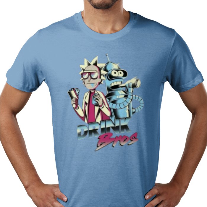 Rick & Morty x Futurama - Drink Bros T-shirt