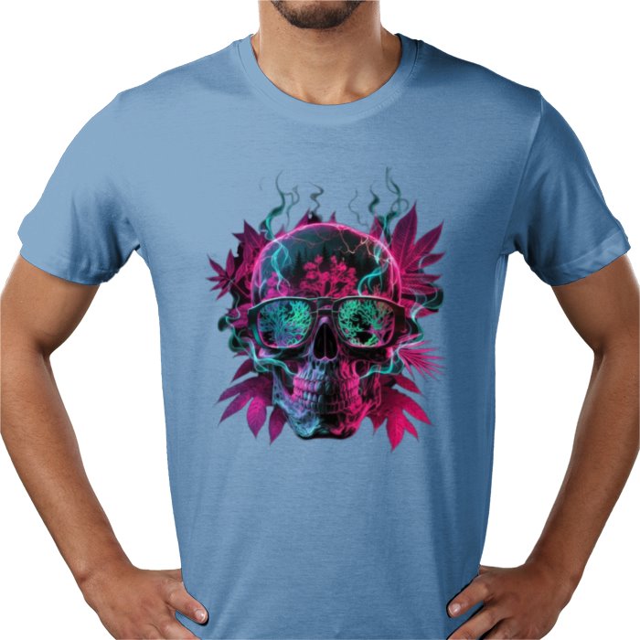 Skull Cannabis Leaf T-shirt