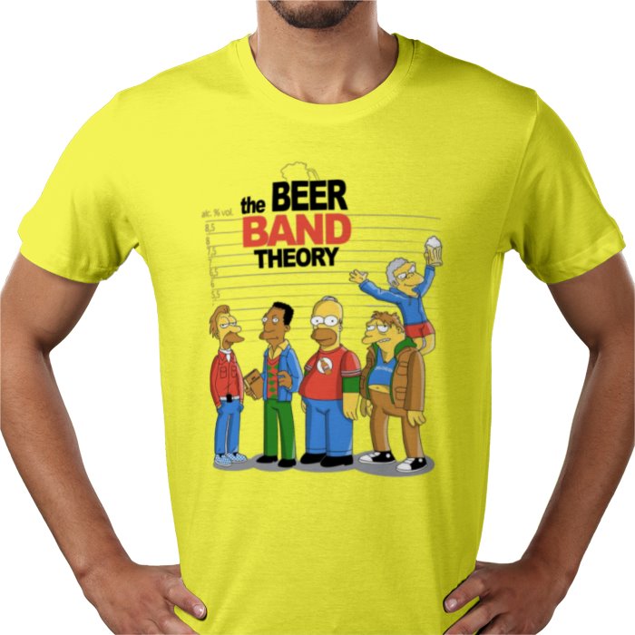 The Simpsons & Big Bang Theory - Beer Band Theory T-shirt