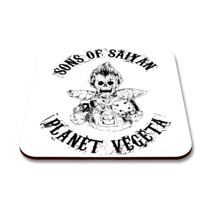 Dragonball Z x Sons Of Anarchy - Sons Of Saiyan's Square Coasters