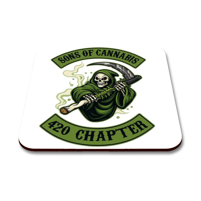 Sons Of Cannabis Square Coaster