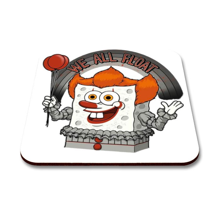Pennywise IT x SpongeBob Square Pants Square Coaster